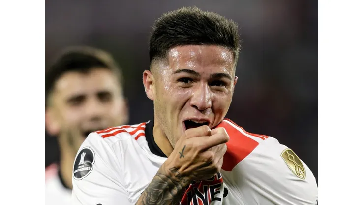 Enzo Fernández, jogador do Chelsea, na época do River Plate - Foto: Fotobairesarg/AGIF