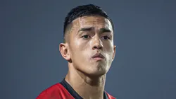 Cuello em ação com a camisa do Furacão. Foto: Isabela Azine/AGIF