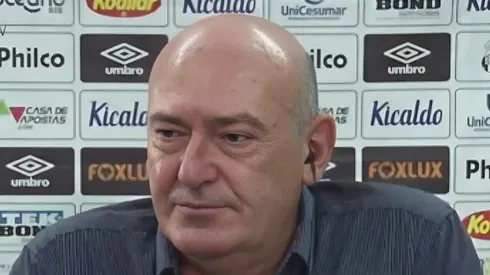 Rueda, presidente do Santos Foto: Reprodução/Santos TV