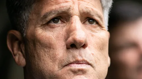 Renato Gaúcho, técnico do Grêmio, durante partida contra o Atletico-MG no estadio Arena MRV pelo campeonato Brasileiro A 2023. Foto: Fernando Moreno/AGIF