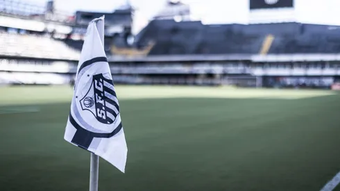 A torcida do Santos reagiu à decisão da Vila Belmiro. Foto: Abner Dourado/AGIF