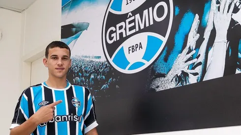Jovem da Copinha contratado pelo Grêmio. Foto: Serra Branca E.C.