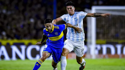 Marcelo Estigarribia, do Atlético Tucumán-ARG, estava na pauta do Peixe - Foto: Marcelo Endelli/Getty Images