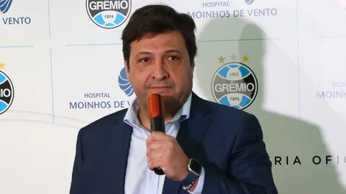 Foto: Rodrigo Fatturi/Grêmio FBPA - O preidente do Grêmio, Alberto Guerra, em evento neste ano