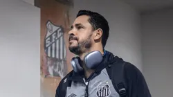 Giuliano antes do jogo contra a Ponte Preta. Foto: Raul Baretta/ Santos FC.