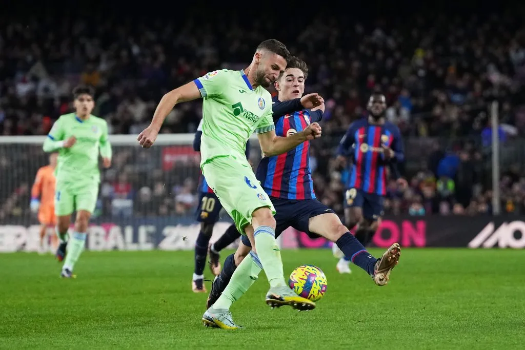 Domingos Duarte jogando na La Liga. (Photo by Alex Caparros/Getty Images)