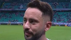 Everton Ribeiro comete gafe ao vivo e repercute na web Imagem: Reprodução
