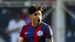 Adam Bareiro durante partida pelo San Lorenzo. Foto: Marcelo Endelli/Getty Images
