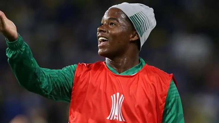 Foto: Daniel Jayo/Getty Image - Endrick pelo Palmeiras em partida na Copa Libertadores da América de 2023