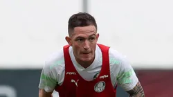 Aníbal Moreno durante treinamento. Foto: Cesar Greco/Palmeiras