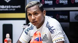 Alfredo Morelos, jogador do Santos - Foto: Raul Baretta/Santos FC