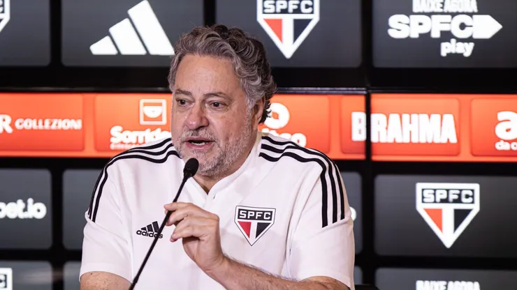Presidente do São Paulo, Casares detona gol anulado de Galoppo. Foto: Abner Dourado/AGIF