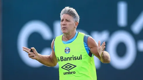 Renato durante treinamento no Imortal. Foto: Lucas Uebel/Grêmio FBPA