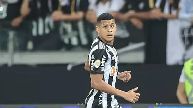 Yan Phillipe, jovem da base do Atlético-MG. Foto: Pedro Souza / Atlético-MG.