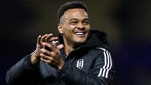 Foto: Catherine Ivill/Getty Images - Rodrigo Muniz pelo Fulham durante partida em 2023