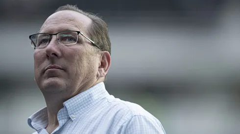 John Textor socio majoritario do Botafogo antes da partida contra o Fortaleza no estadio Maracana pelo campeonato Brasileiro A 2022. Foto: Jorge Rodrigues/AGIF