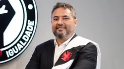 Alexandre Mattos e Vasco anunciam novo camisa 7. Foto: Leandro Amorim | Vasco