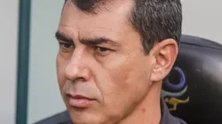 Fábio Carille pediu por jovens da base do Santos. Foto: Gabriel Machado/AGIF