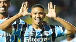 Gustavo Nunes em ação pelo Tricolor Gaúcho na Copinha. Foto: Renan Jardim / Grêmio FBPA