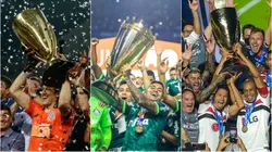 Campeões Paulistas_ Corinthians, Palmeiras e São Paulo. Foto: Marcello Zambrana/AGIF