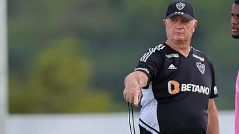 Meia fala sobre a manutenção do Atlético pelo elenco e Felipão. Foto: Pedro Souza / Atlético