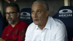 Torcida do Santos opina após fala de Tite comparando o futebol carioca x o paulista. Foto: Jorge Rodrigues/AGIF