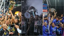 Grêmio, Atlético-MG e Fortaleza. Foto: Pedro H. Tesch/Lucas Emanuel/AGIF; Pedro Souza / Atlético