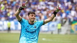 Otavio do Cruzeiro comemora titulo da Copa do Brasil Sub 20 ao fina da partida contra o Gremio no estadio Mineirao pelo campeonato Copa Do Brasil Sub-20 em 2023. Foto: Gilson Lobo/AGIF