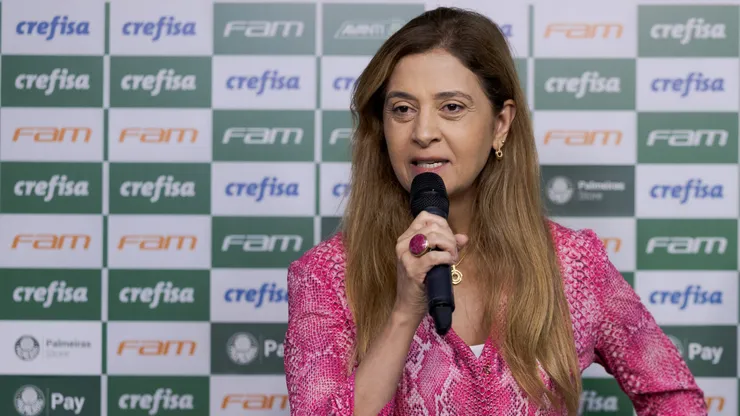 Presidente do Palmeiras, Leila Pereira. Foto: Ettore Chiereguini/AGIF