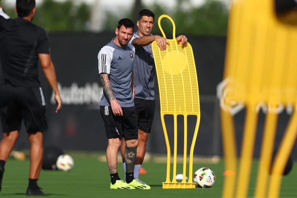 Messi em pré-temporada com o Inter Miami. Foto: Megan Briggs/Getty Images
