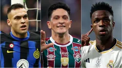 Lautaro, Cano e Vini Jr. Foto: Getty Images