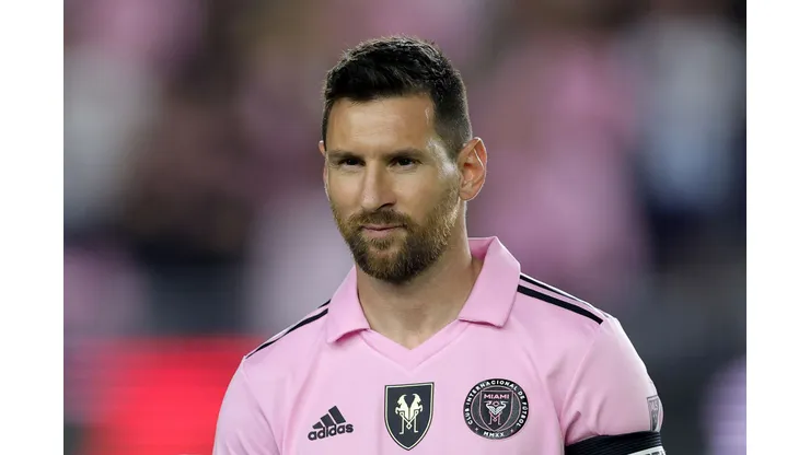 Messi com a camisa do Inter Miami - Foto: Megan Briggs/Getty Images