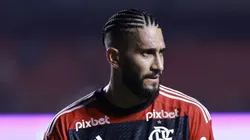 Pablo jogador do Flamengo durante partida contra o Sao Paulo no estadio Morumbi pelo campeonato Brasileiro A 2023. Foto: Marcello Zambrana/AGIF