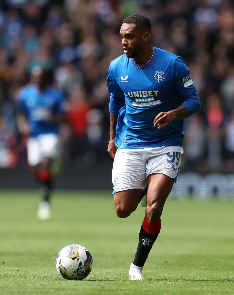 Danilo atuando pelo Rangers da Escócia. Foto: MacNicol/Getty Images