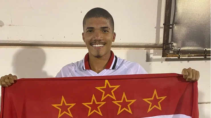 William Gomes, jogador da base do São Paulo, destaque contra a Ferroviária. Foto: Redes Sociais / São Paulo