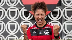 Cristiane em apresentação no Flamengo. Foto: Paula Reis / Flamengo.