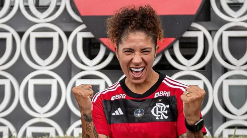Cristiane em apresentação no Flamengo. Foto: Paula Reis / Flamengo.