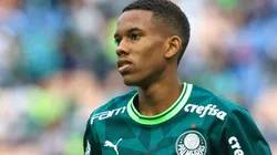 Estevão jogador do Palmeiras durante partida contra o Sport no estadio Arena Barueri pelo campeonato Copa Sao Paulo 2024. Foto: Marcello Zambrana/AGIF