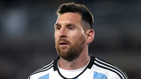 Foto: Daniel Jayo/Getty Images - Lionel Messi pela Seleção Argentina em partida pelas Eliminatórias para a Copa do Mundo de 2026
