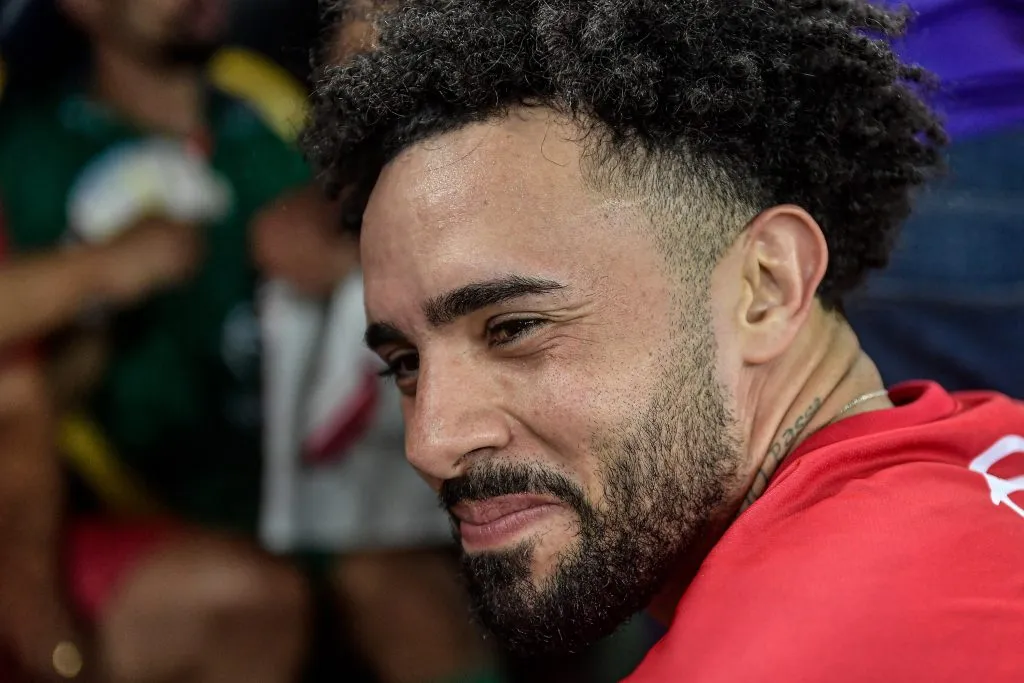 Claudinho jogador do time Vermelho durante partida contra o time branco no estadio Maracana pelo Jogo das Estrelas 2023. Foto: Thiago Ribeiro/AGIF