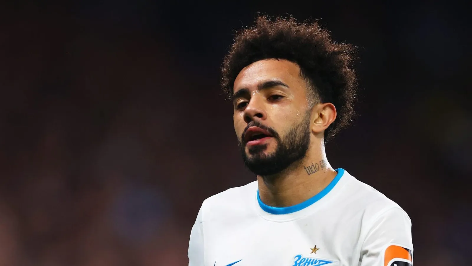 Claudinho atuando pelo Zenit, da Rússia. Foto: Clive Rose/Getty Images