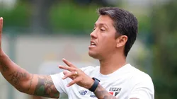 Carpini já comandou seu primeiro treino no Clube. Foto: Rubens Chiri / SPFC.