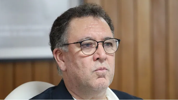 Marcelo Teixeira é o atual presidente do Peixão. Foto: Pedro Ernesto Guerra Azevedo/Santos FC