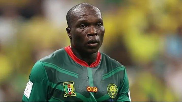 Foto: Clive Brunskill/Getty Images - Aboubakar pela Seleção Camaronesa na Copa do Mundo de 2022