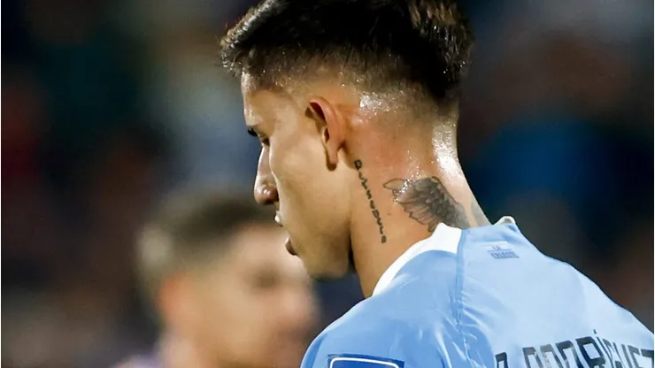 Brian Rodriguez na Seleção Uruguaia - Foto: Ernesto Ryan/Getty Images