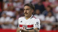 Gabi Neves em ação pelo Tricolor Paulista. Foto: Ricardo Moreira/Getty Images.