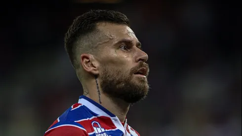 Lucas Lima, meia do Santos - Foto: Lucas Emanuel/AGIF