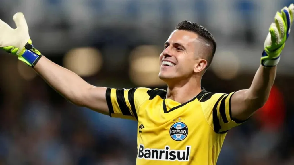 Marcelo Grohe no Santos - LUCAS UEBEL/GFPA