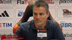 Bruno Spindel em coletiva do Flamengo - Foto: Reprodução/Fla TV/Youtube