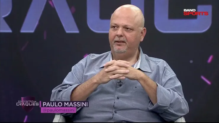 Paulo Massini discutiu o que Leila deve anunciar em coletiva no Palmeiras - Foto: Reprodução/Bandsports
